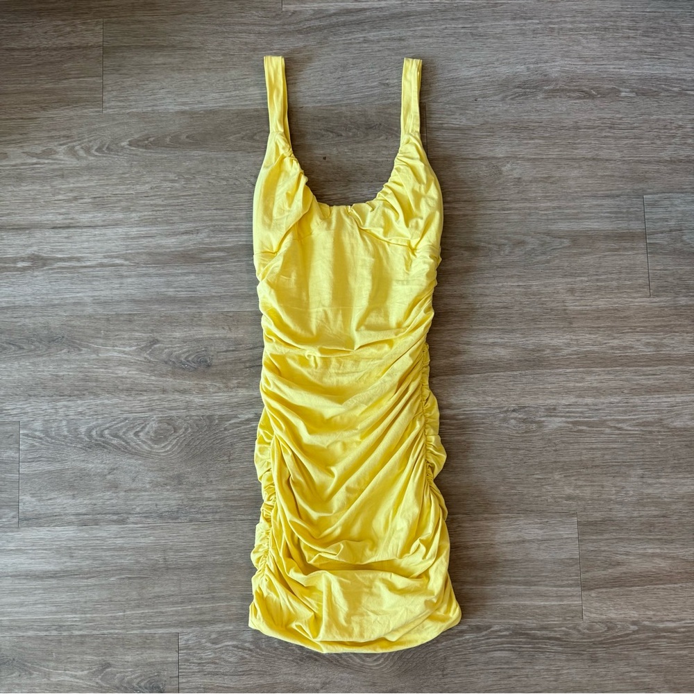 Tiger Mist Luca Dress in Yellow, Size XS